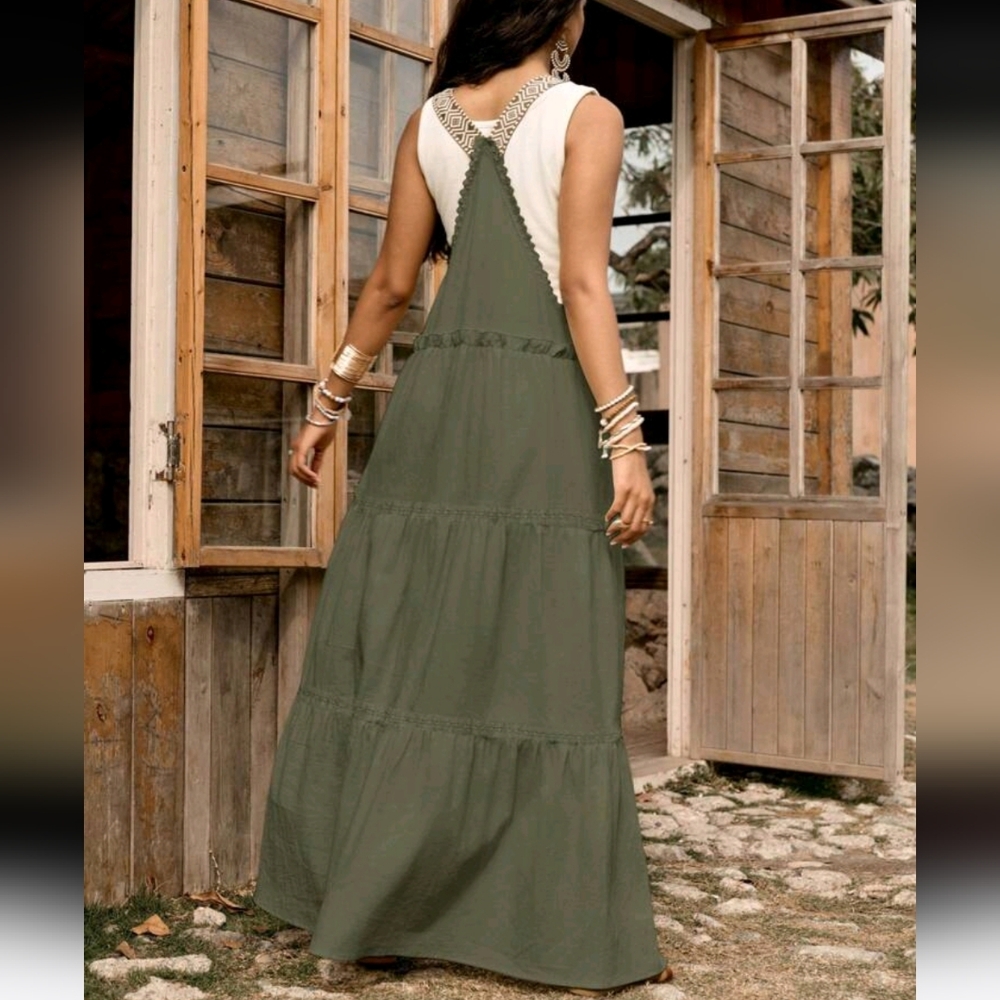 All-Cotton Women's   Adjustable Strap Slip Dress - Picture 2 of 6